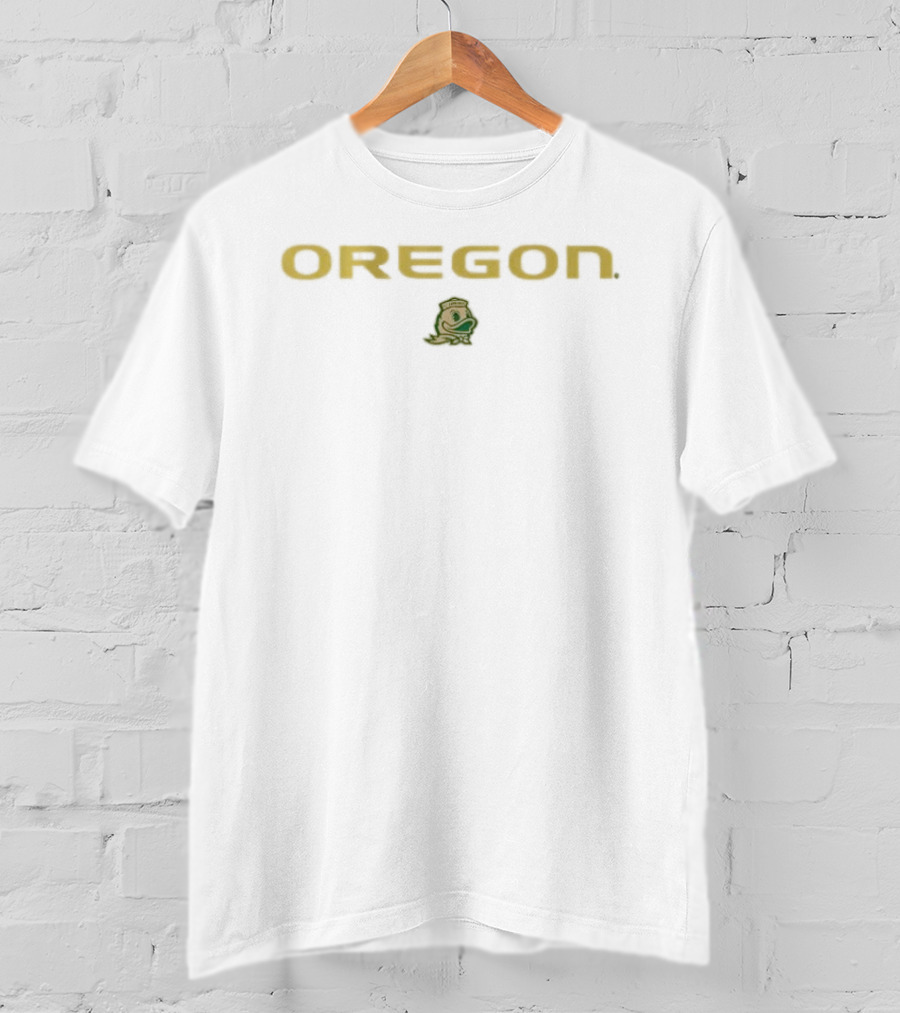Oregon Ducks NCAA Football Oregon Wordmark Duck T-Shirt