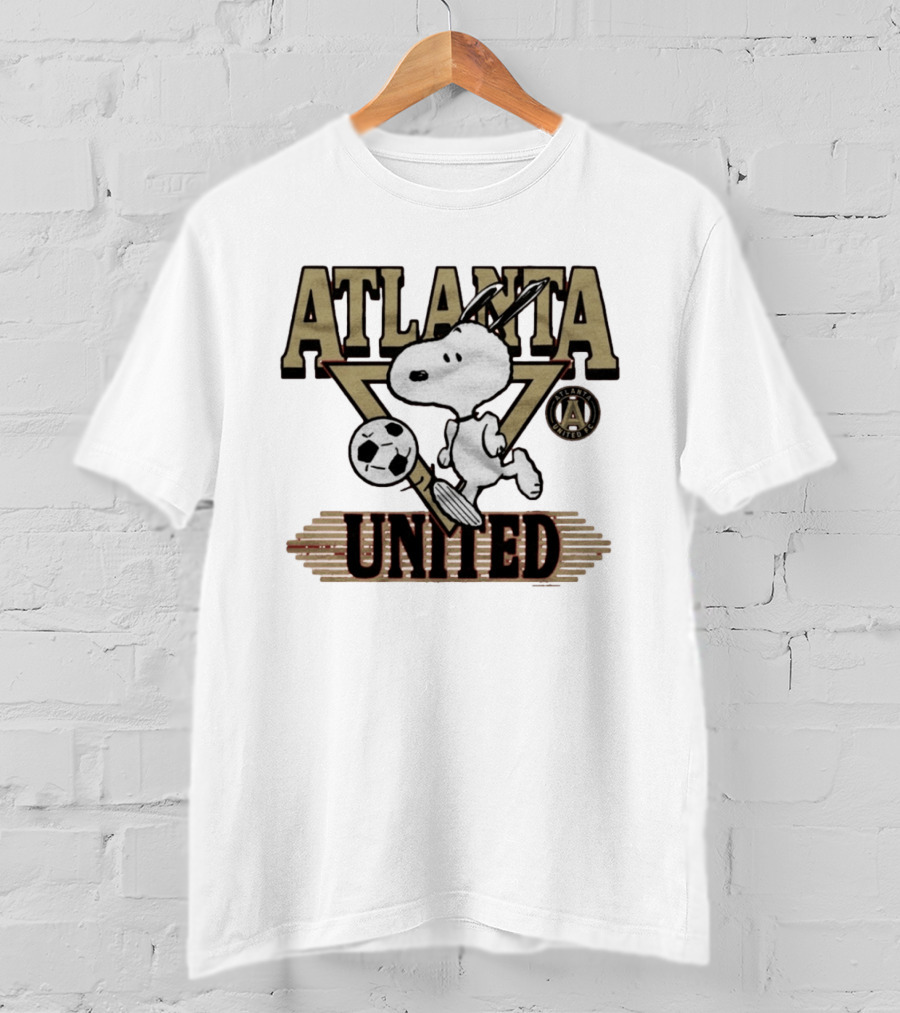 Atlanta United Snoopy Soccer Collaboration T-Shirt