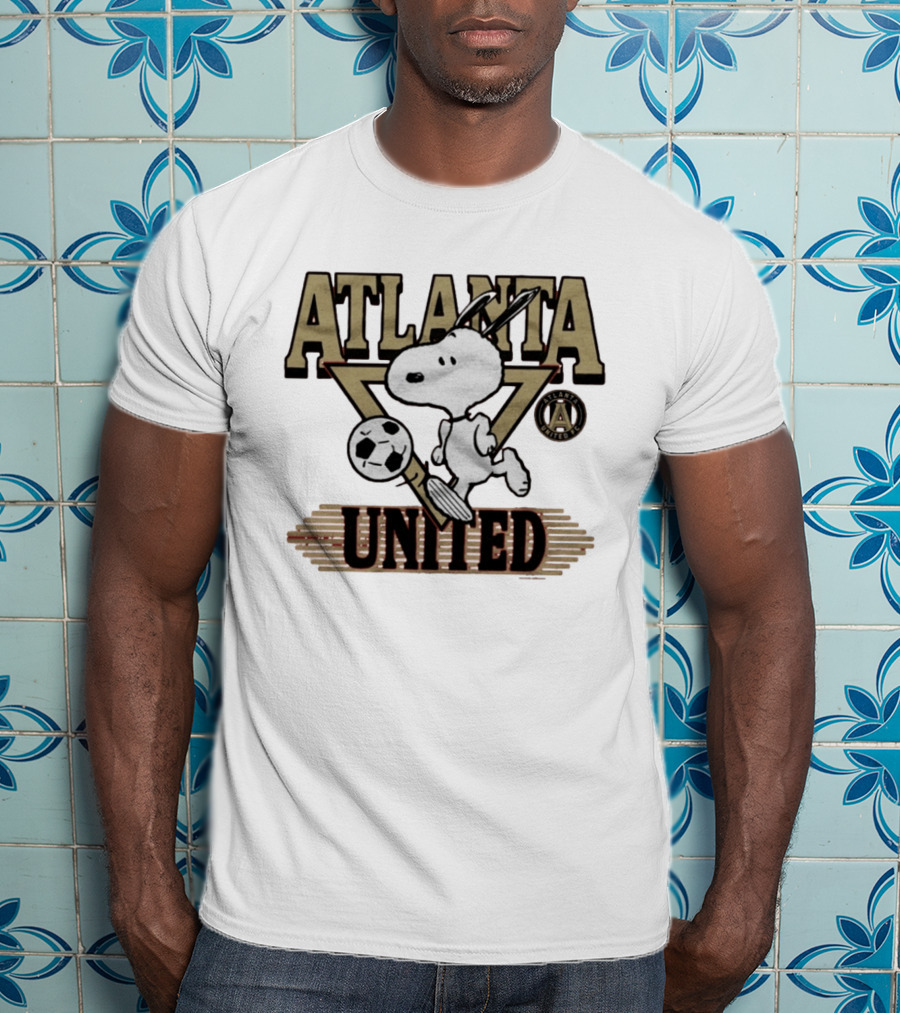 Atlanta United Snoopy Soccer Collaboration T-Shirt