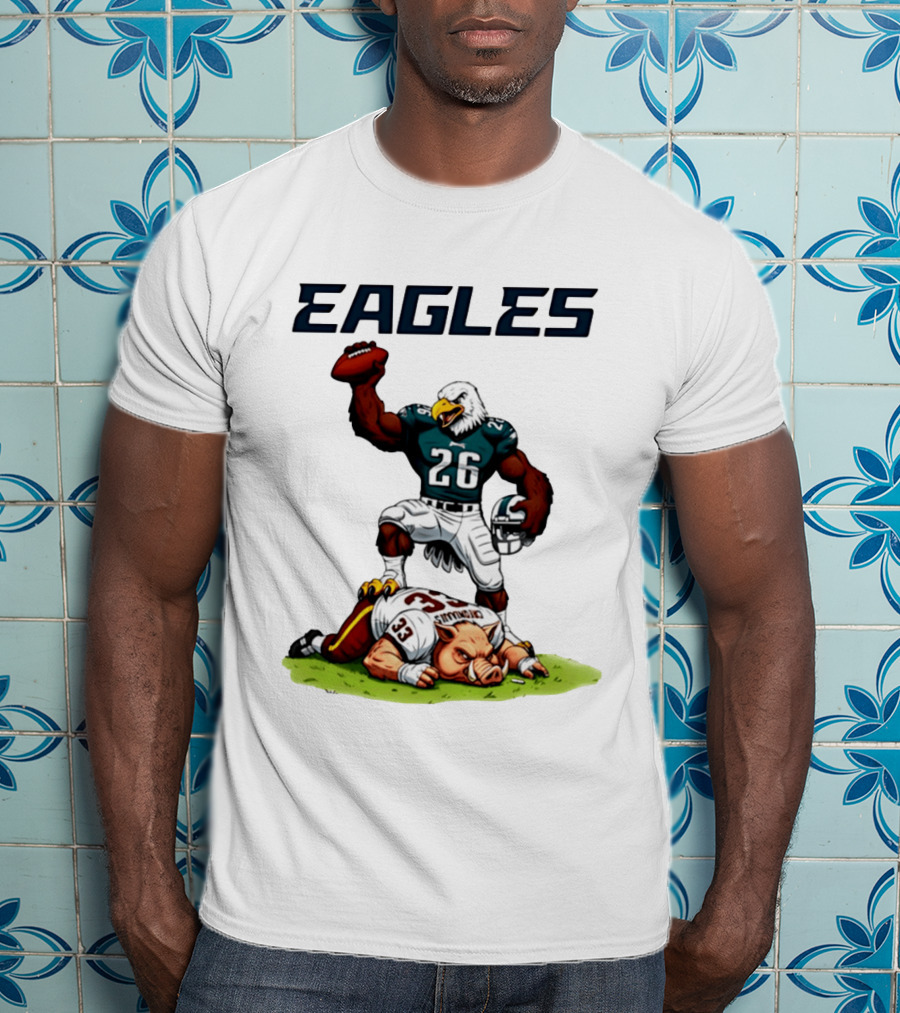 Eagles Vs Commanders Rivalries NFL Showdown Football Battle T-Shirt