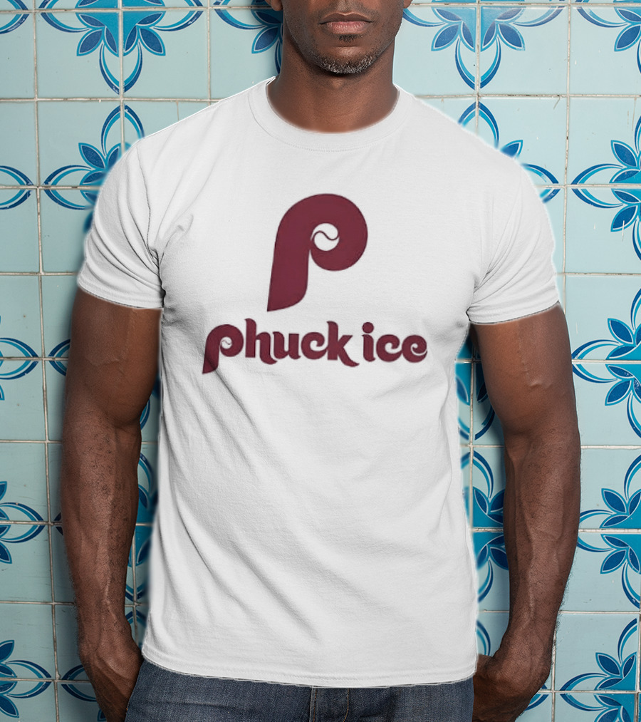 Phuck ICE Philadelphia Phillies Font T-Shirt