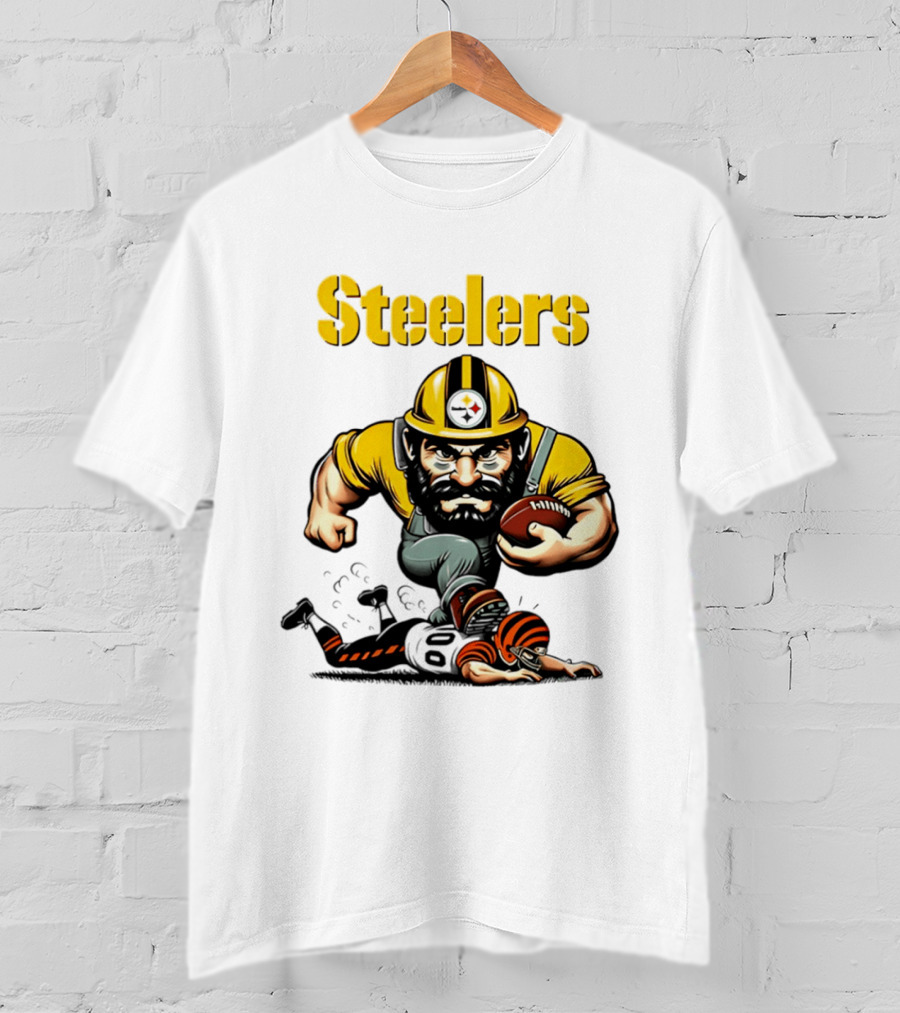 Steelers Dominate Bengals Rivalry Tough Football Showdown T-Shirt