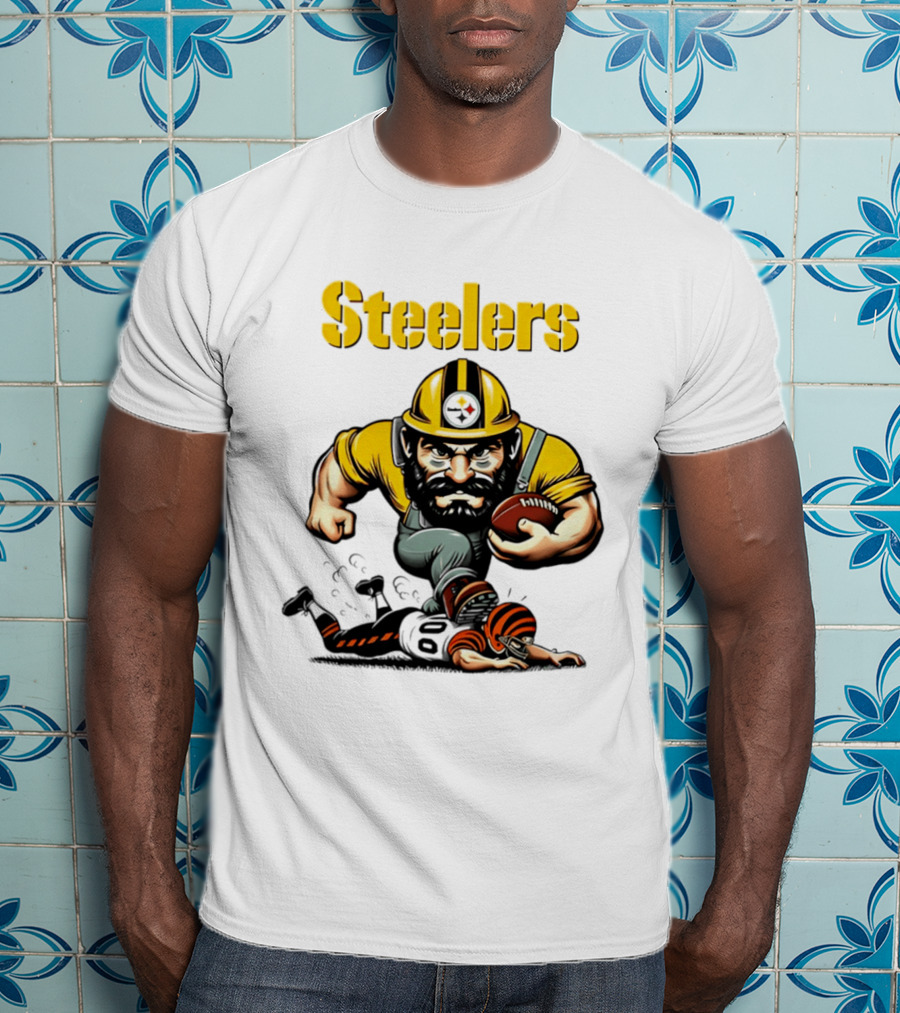Steelers Dominate Bengals Rivalry Tough Football Showdown T-Shirt