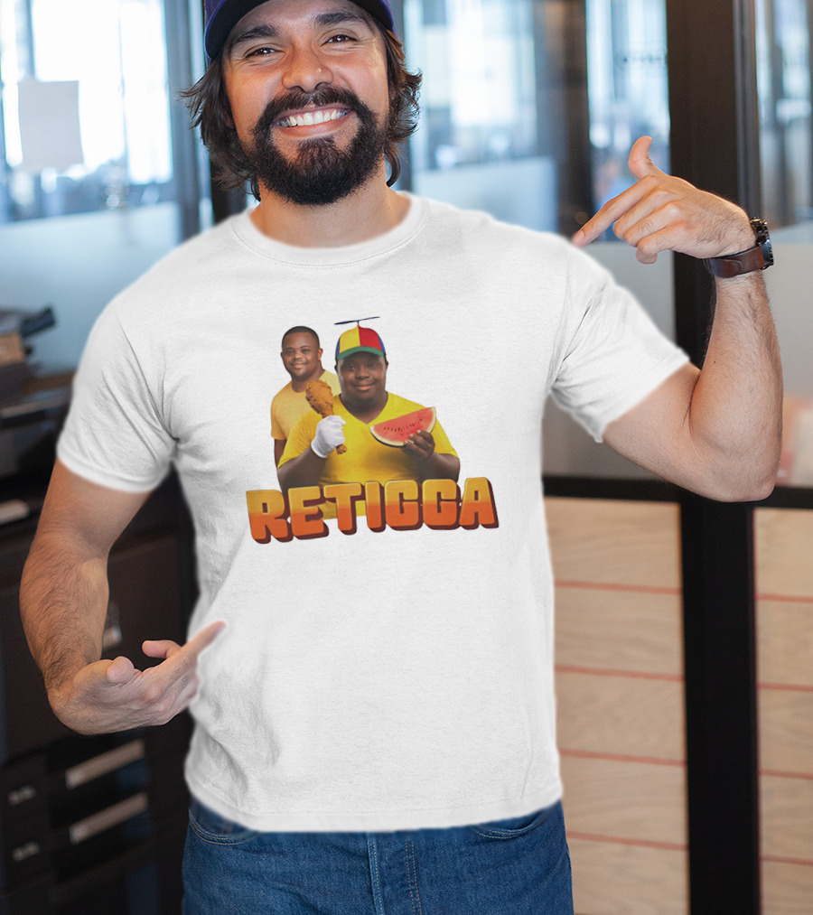 RETIGGA Fried Chicken Watermelon Meme Colorful Propeller Hat T-Shirt