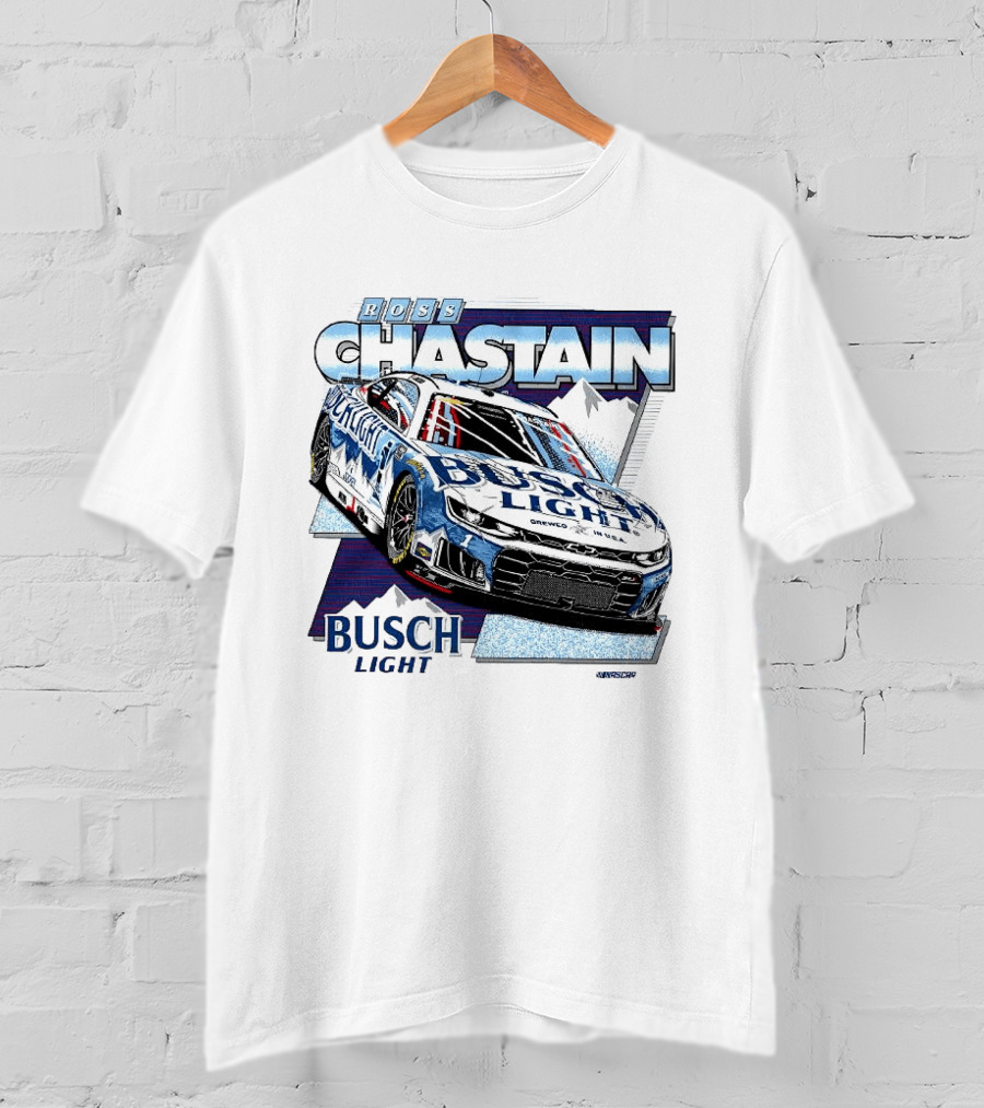 Ross Chastain Busch Light NASCAR Racing Car T-Shirt