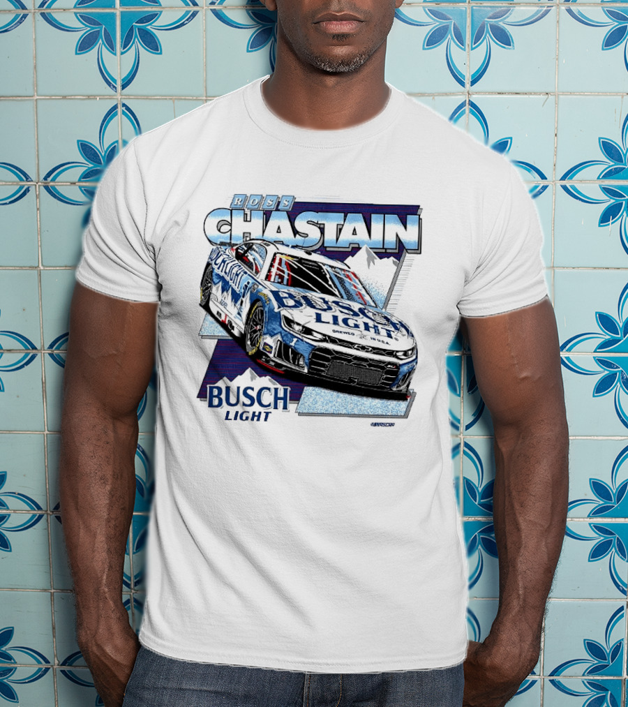 Ross Chastain Busch Light NASCAR Racing Car T-Shirt