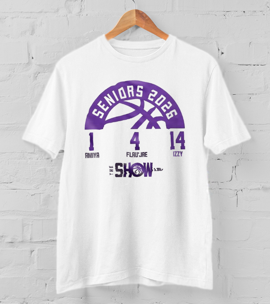 Seniors 2026 LSU Women's Basketball Amani Flau'Jae Izzy The Show T-Shirt