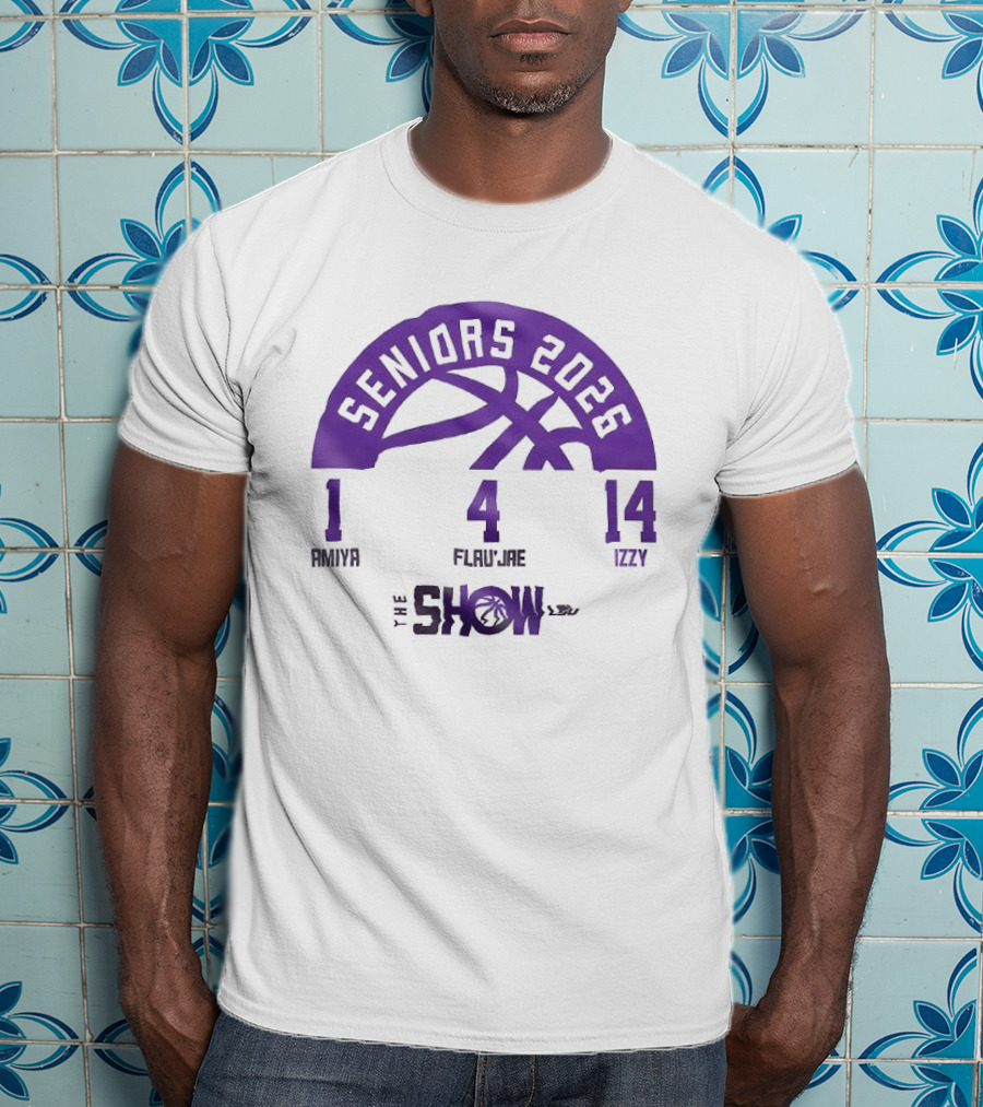 Seniors 2026 LSU Women's Basketball Amani Flau'Jae Izzy The Show T-Shirt