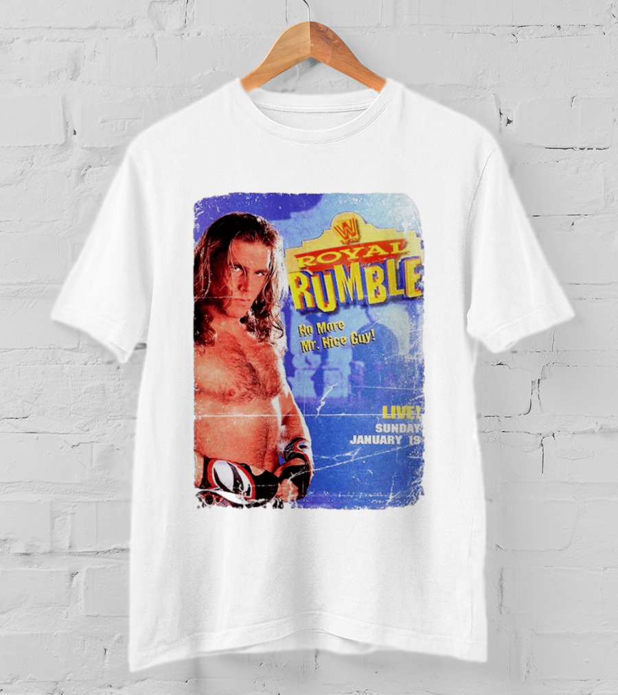 WWF Royal Rumble 1996 No More Mr. Nice Guy Live Sunday January 19 T-Shirt