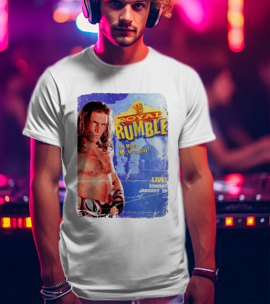 WWF Royal Rumble 1996 No More Mr. Nice Guy Live Sunday January 19 T-Shirt