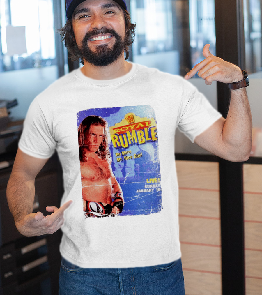 WWF Royal Rumble 1996 No More Mr. Nice Guy Live Sunday January 19 T-Shirt