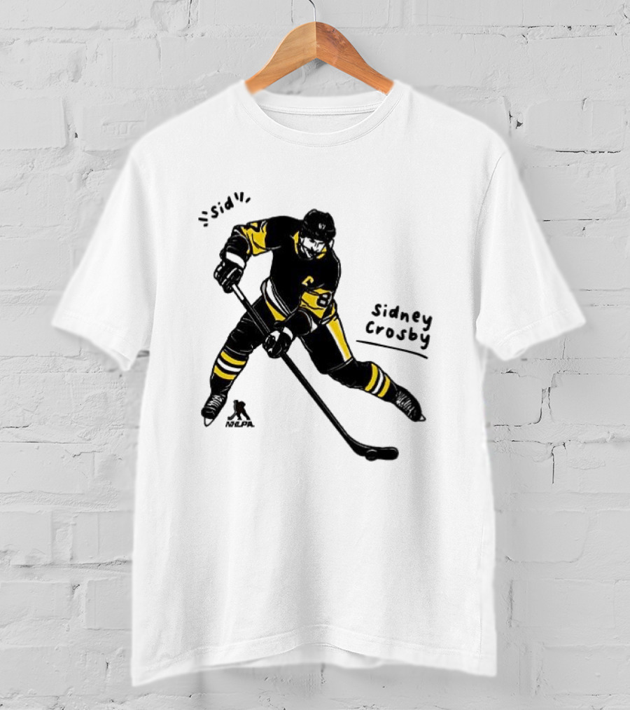 Sidney Crosby Pittsburgh Penguins Hockey Sid Cartoon Player T-Shirt