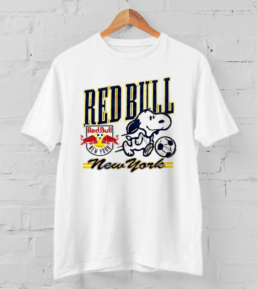 Red Bull New York Snoopy Peanuts Soccer T-Shirt