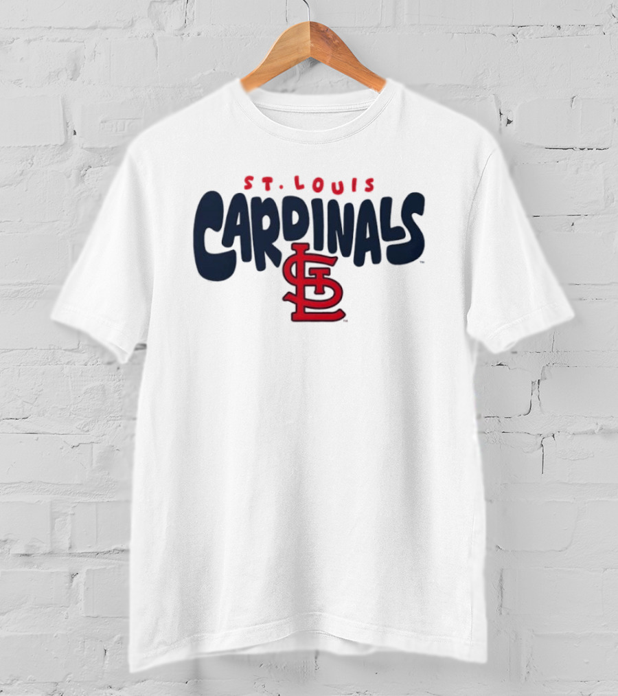St Louis Cardinals Bubble Crew Neck STL T-Shirt