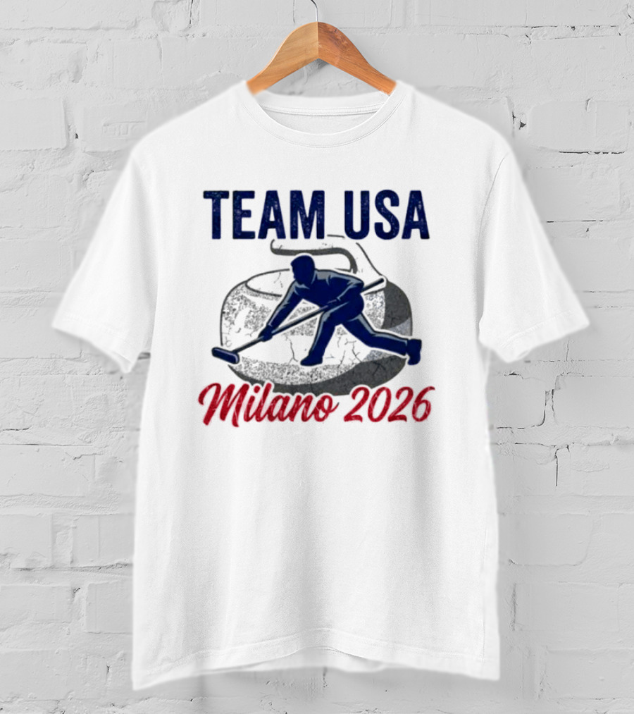 Team USA Curling Milano 2026 Olympics T-Shirt