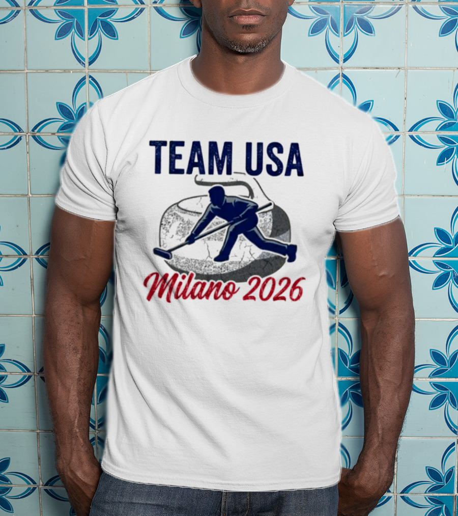 Team USA Curling Milano 2026 Olympics T-Shirt