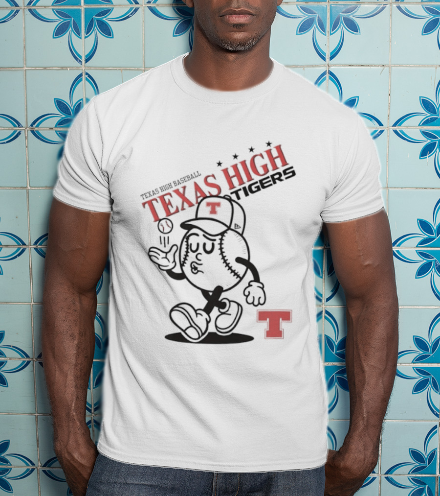 Texas High Tigers Baseball T-Shirt
