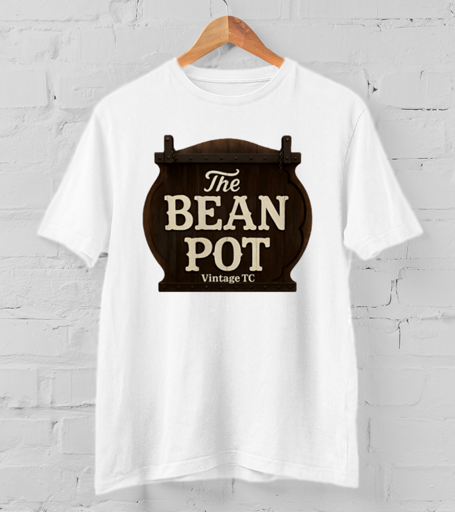 The Bean Pot Vintage TC Wood Sign T-Shirt