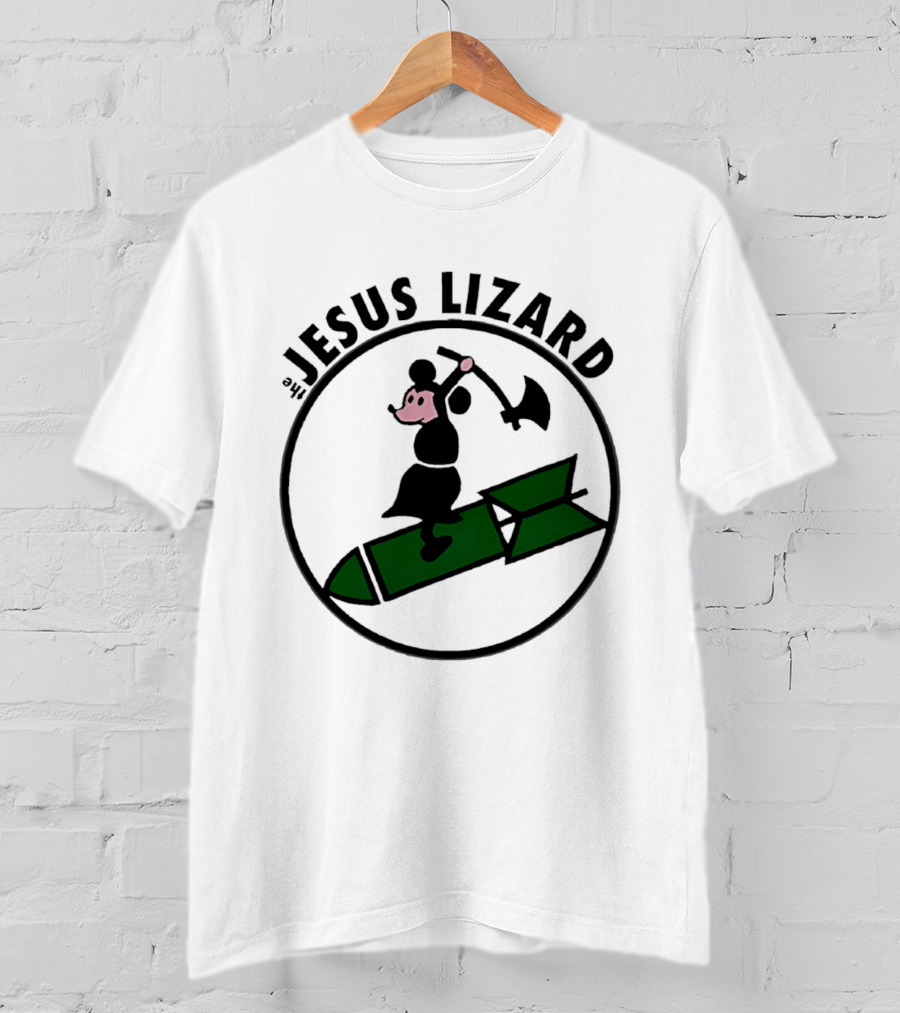 The Jesus Lizard Mouse Riding Bomb Punk Rock Music T-Shirt