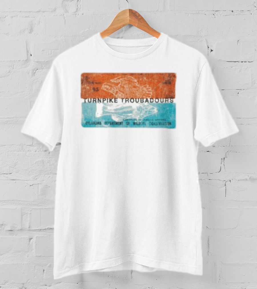 Turnpike Troubadours Oklahoma Department Of Wildlife Conservation 05 Eagle And Fish T-Shirt