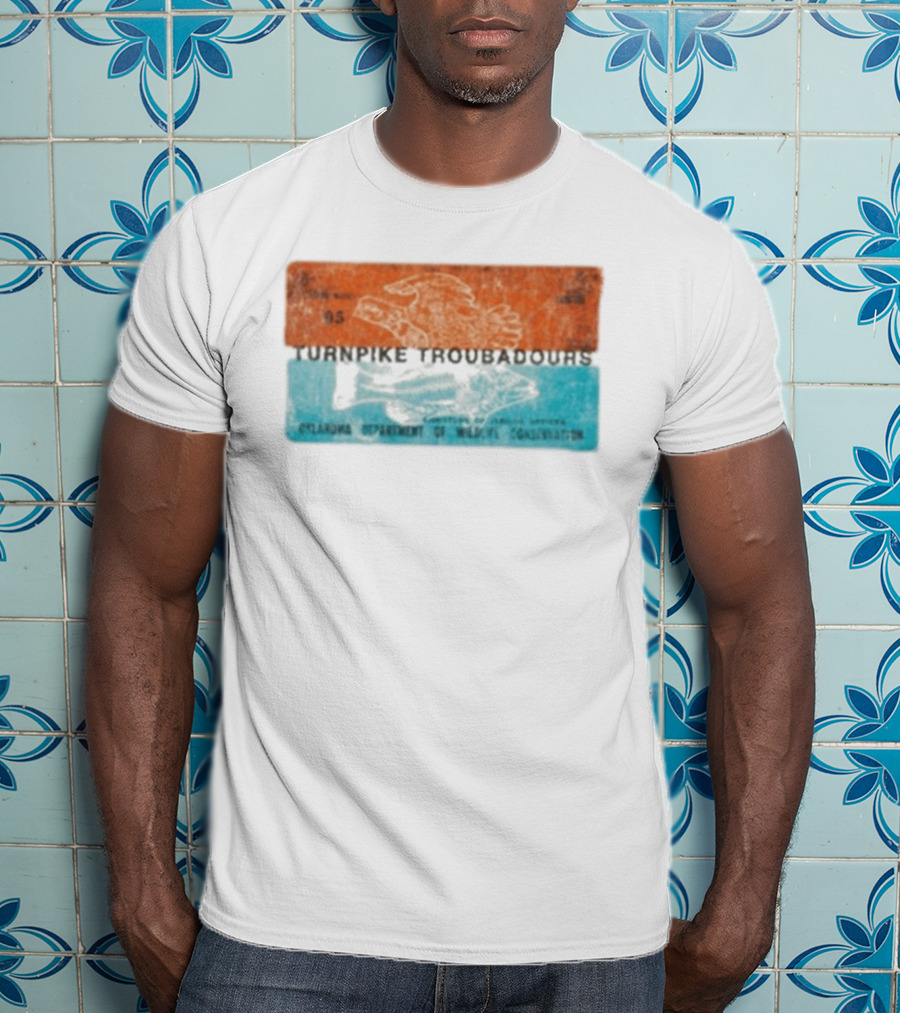 Turnpike Troubadours Oklahoma Department Of Wildlife Conservation 05 Eagle And Fish T-Shirt