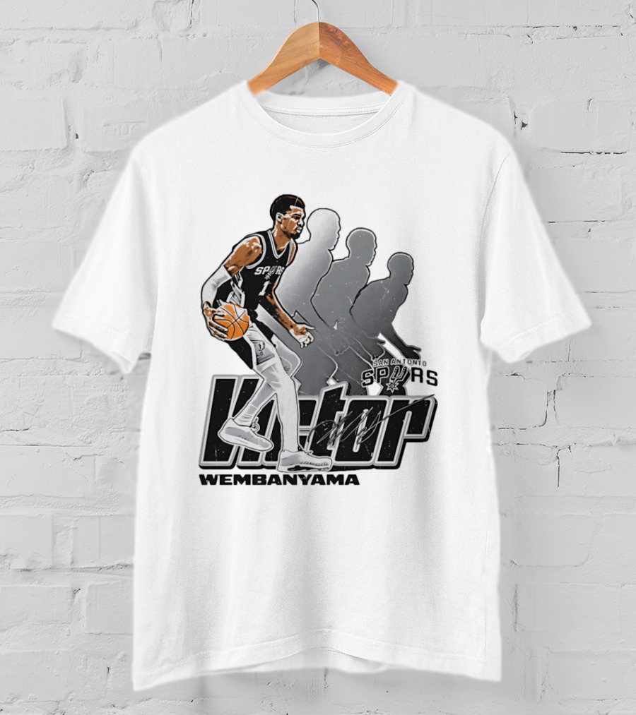 Victor Wembanyama San Antonio Spurs Basketball Action Spurs T-Shirt
