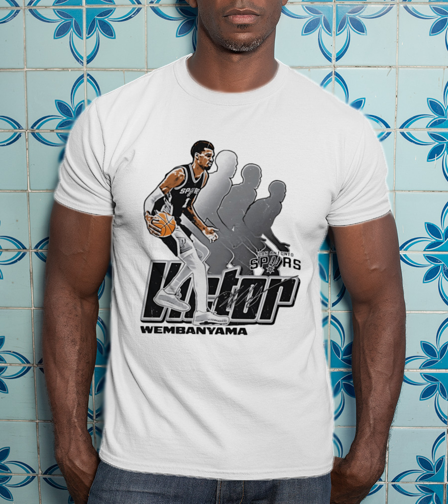 Victor Wembanyama San Antonio Spurs Basketball Action Spurs T-Shirt