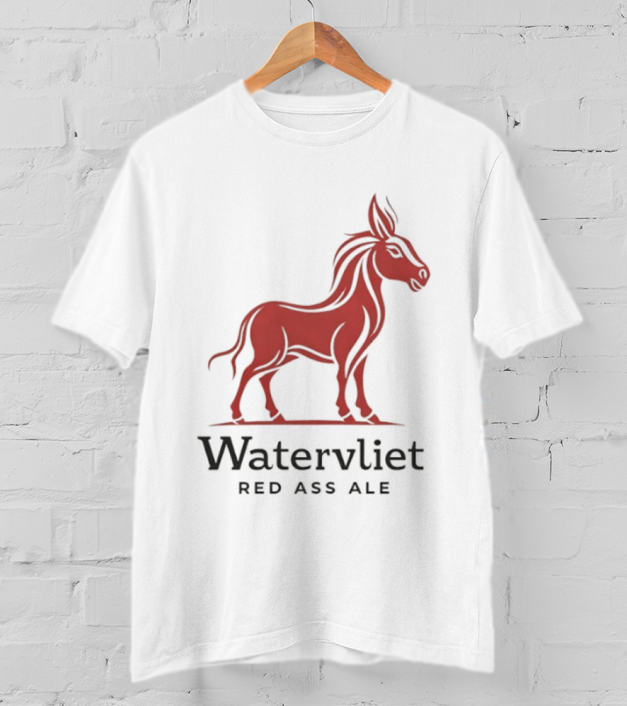 Watervliet Red Ass Ale Donkey T-Shirt
