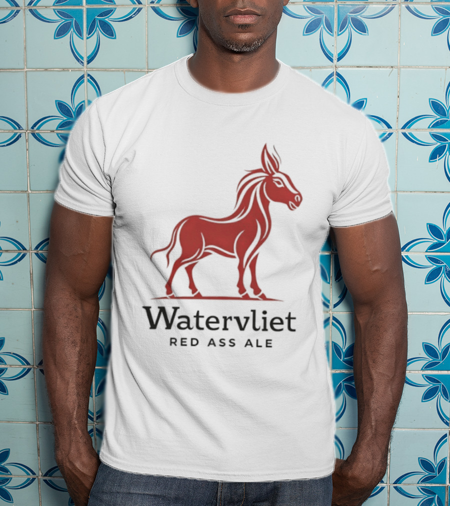 Watervliet Red Ass Ale Donkey T-Shirt
