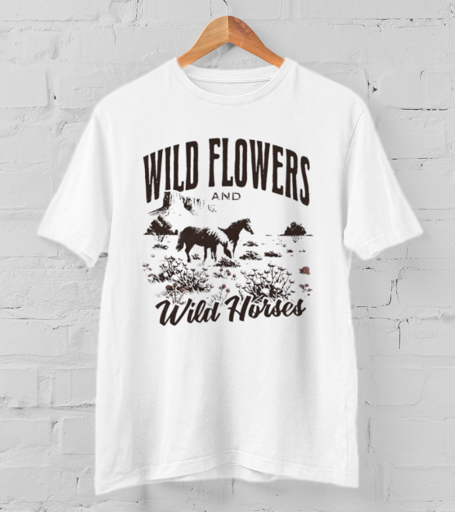 Wildflowers And Wild Horses Lainey Wilson T-Shirt
