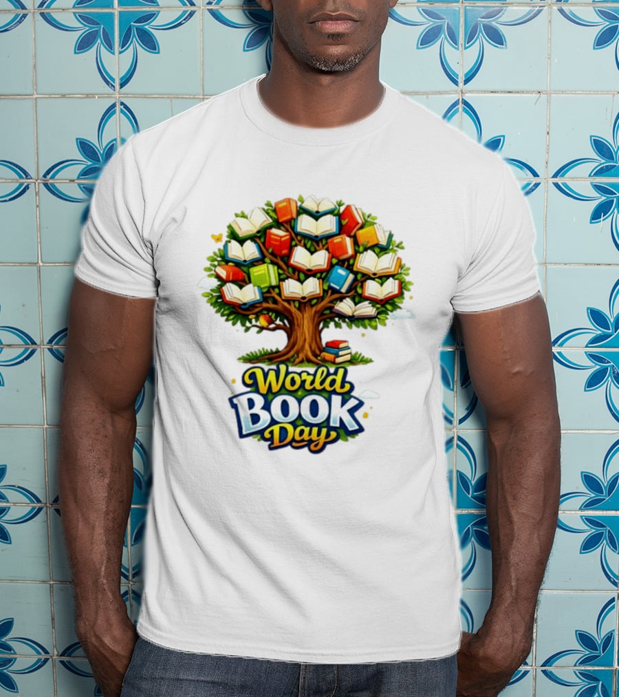 World Book Day Tree Of Knowledge With Books T-Shirt