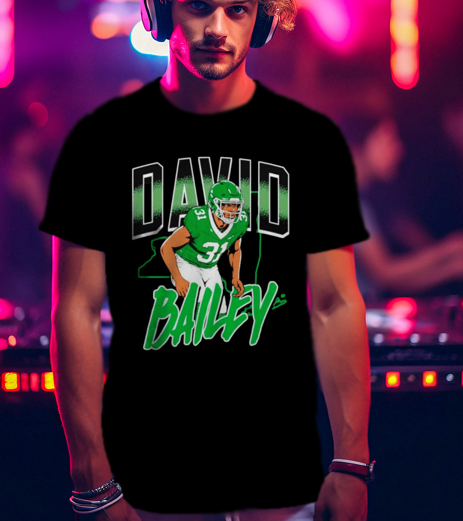 David Bailey New York Jets Football Number 31 Athletics T-Shirt