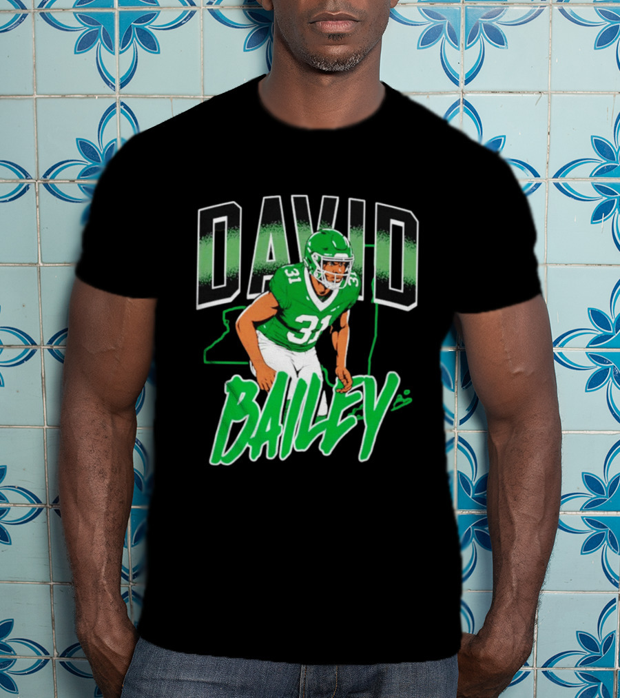 David Bailey New York Jets Football Number 31 Athletics T-Shirt