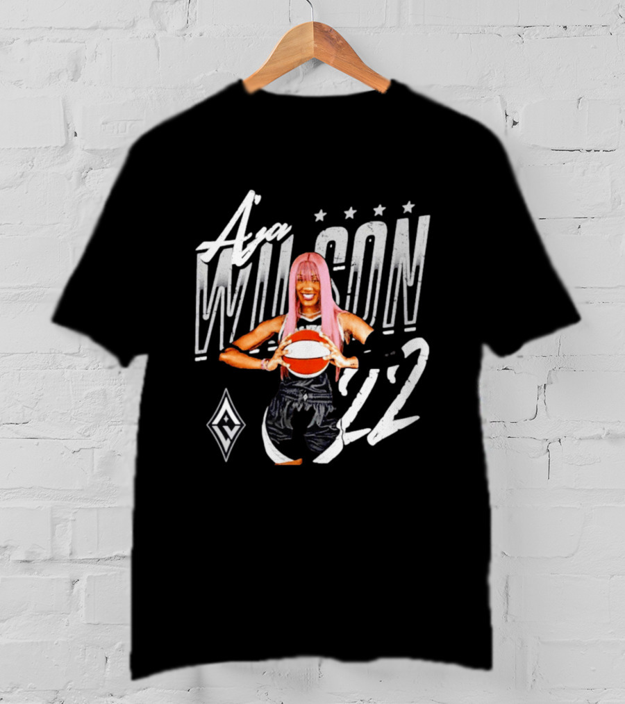 A'ja Wilson Las Vegas Aces Basketball 22 T-Shirt
