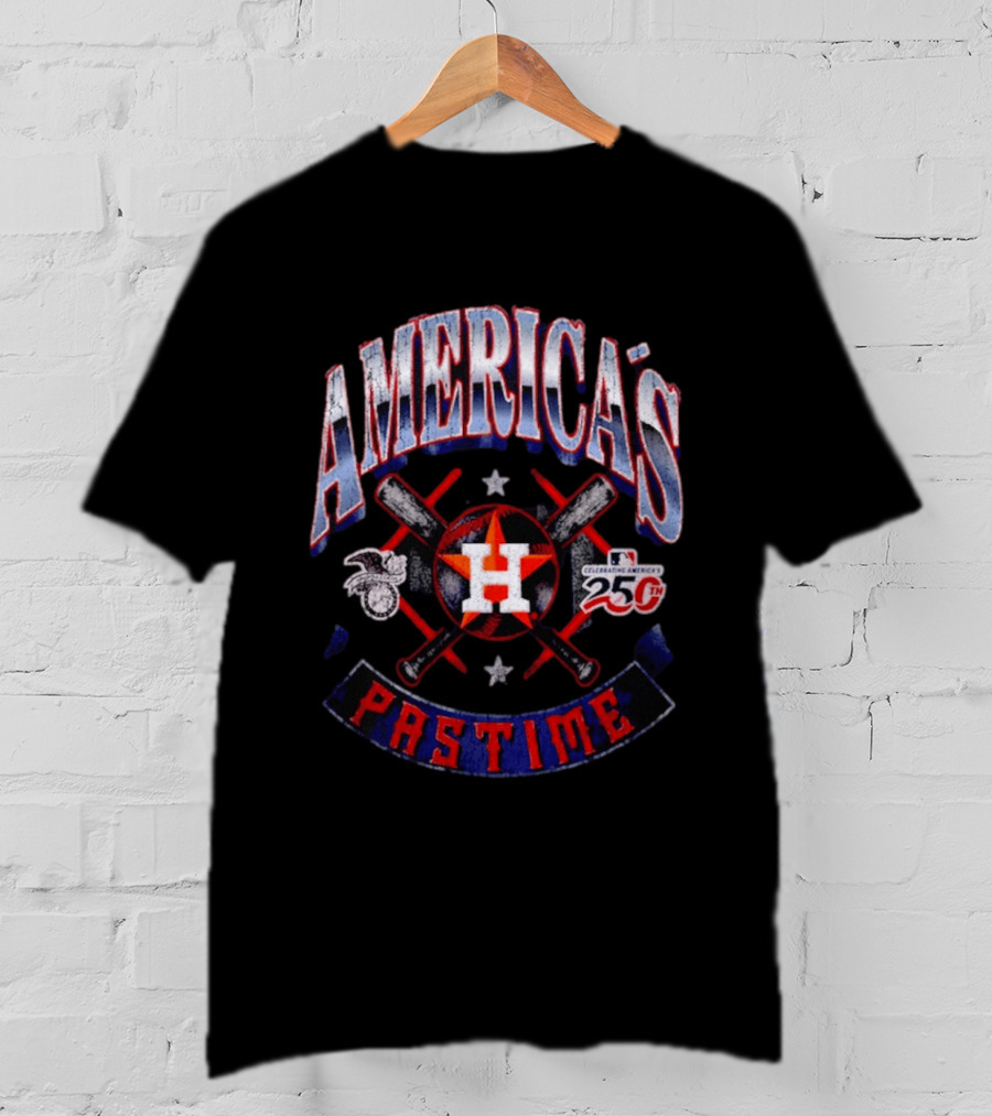 America's Pastime Houston Astros Celebrating America's 250th T-Shirt