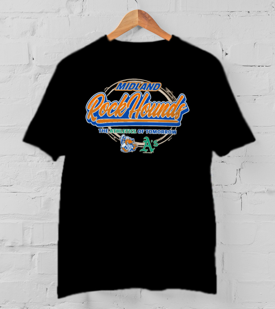Midland RockHounds Athletics Of Tomorrow A's Affiliate Bimm Ridder Edamame T-Shirt
