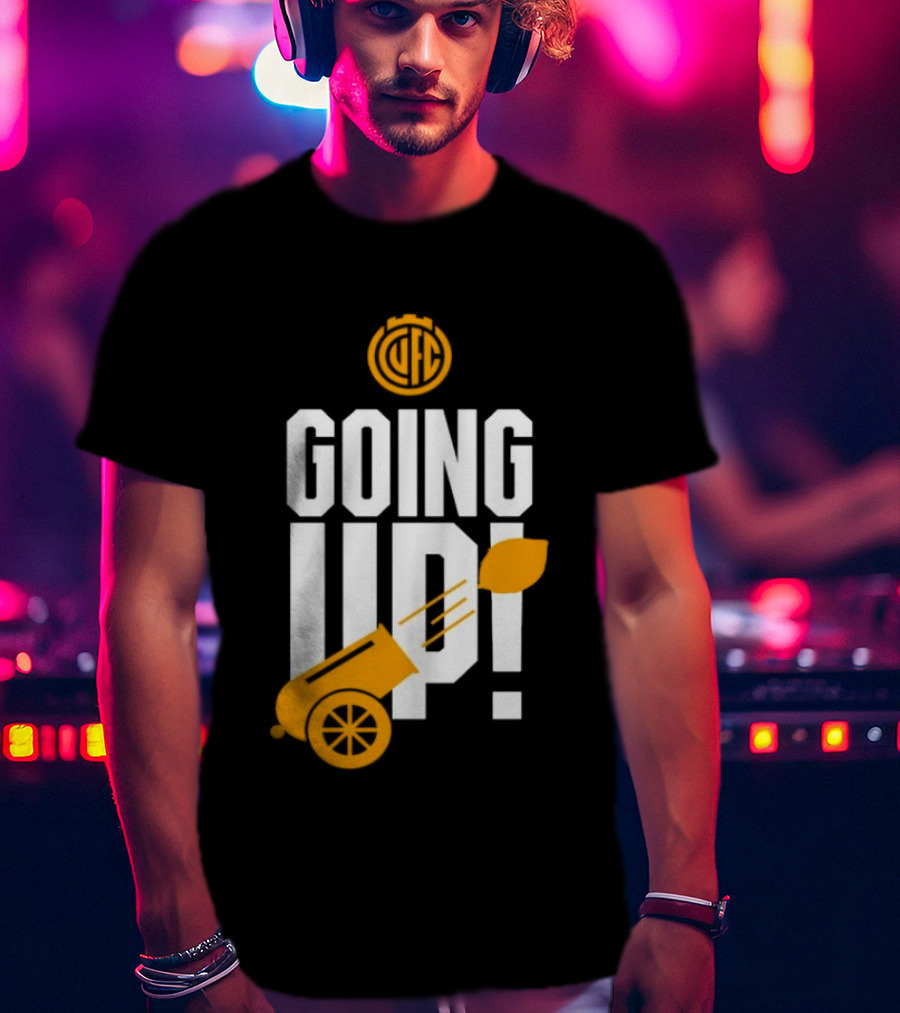 Cambridge United FC Going Up 2026 Cannonball Celebration T-Shirt