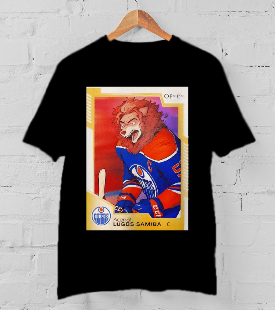 O Pee Chee Aceria Lugos Samiba C Edmonton Oilers T-Shirt
