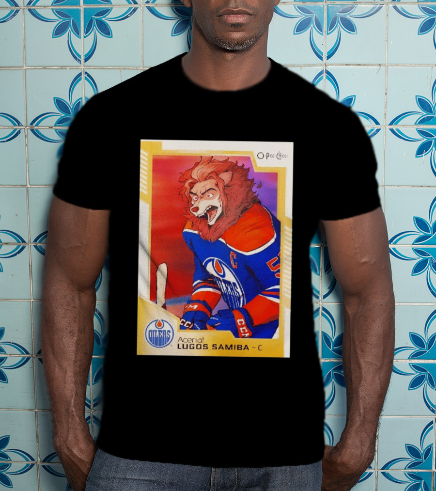 O Pee Chee Aceria Lugos Samiba C Edmonton Oilers T-Shirt