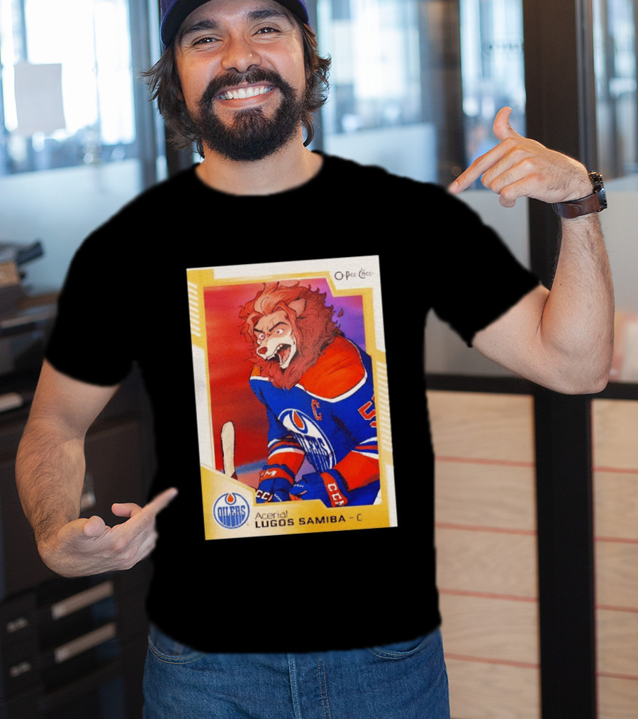 O Pee Chee Aceria Lugos Samiba C Edmonton Oilers T-Shirt