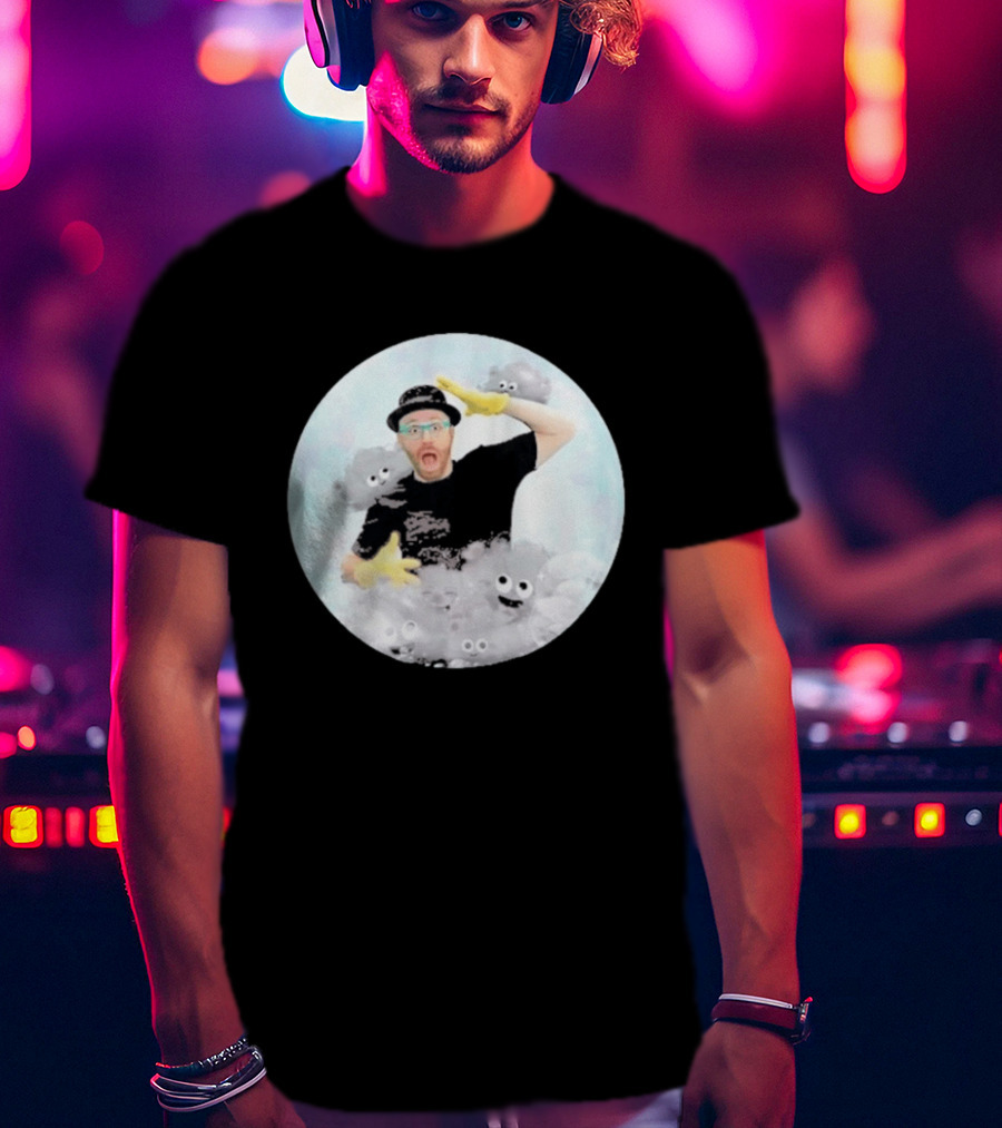 DJ Raphi The Cleaning Song Fun Suds Bubbles T-Shirt