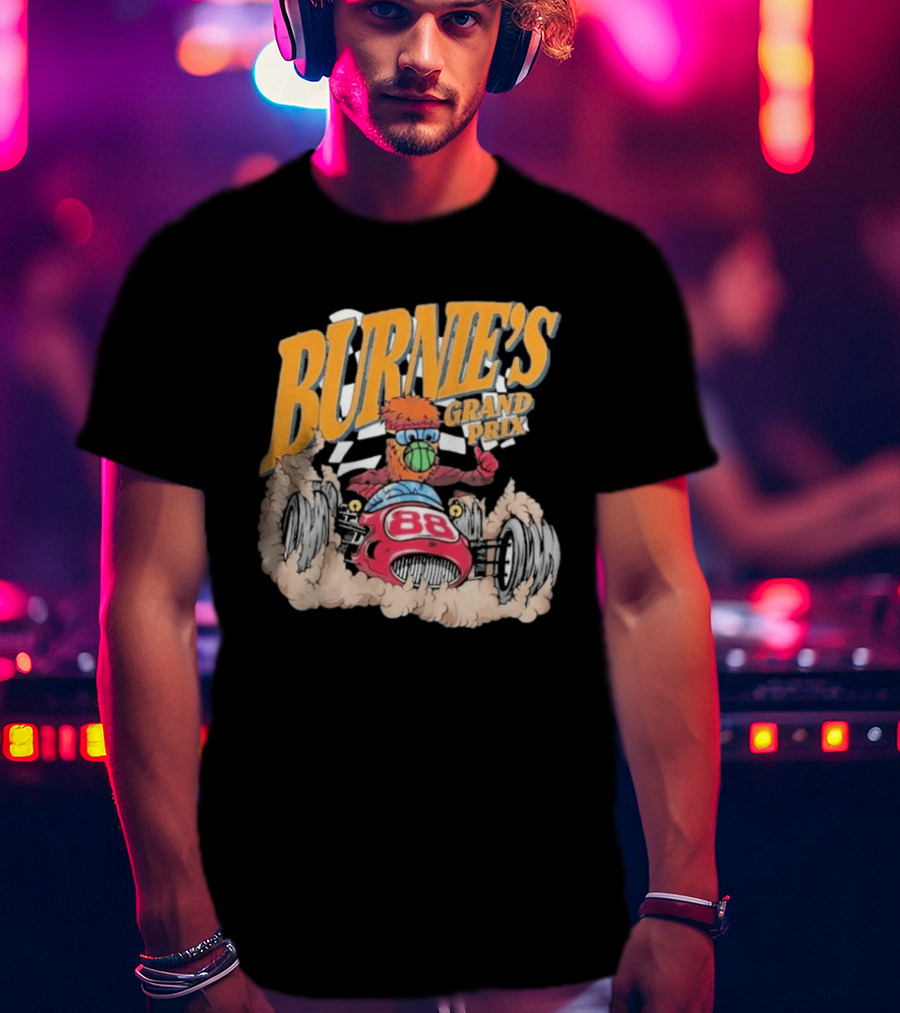 Burnie's Grand Prix Racing Miami Heat Court Culture 88 T-Shirt
