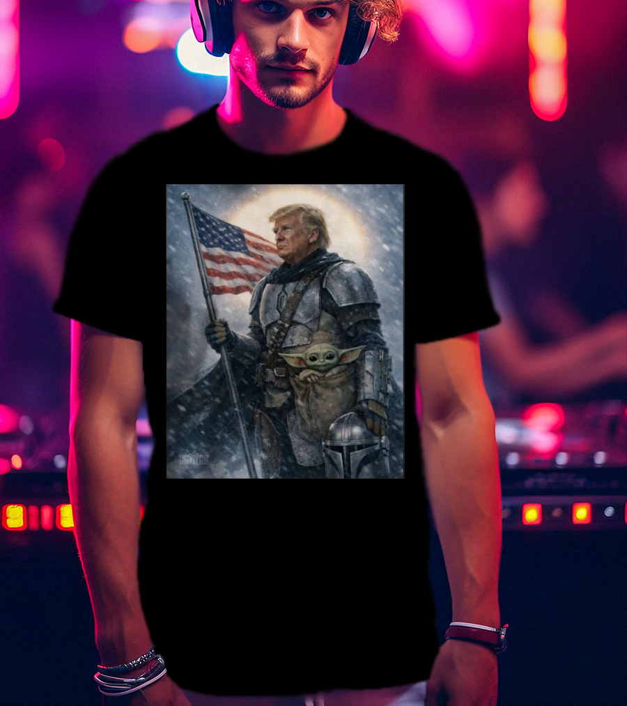 Happy Star Wars Day 2026 Donald Trump Grogu May The 4th Be With You The Mandalorian Star Wars Grogu T-Shirt