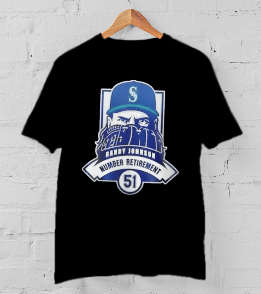 Seattle Mariners Randy Johnson 51 Number Retirement Event 2026 T-Shirt
