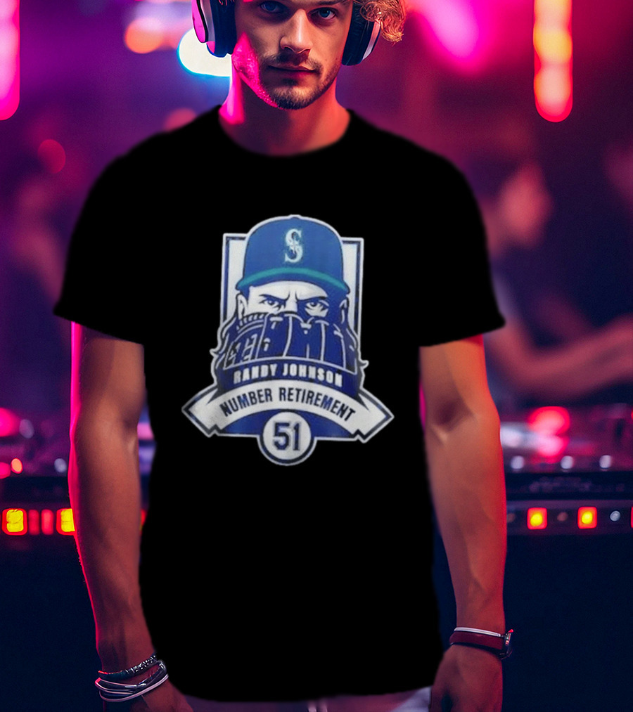Seattle Mariners Randy Johnson 51 Number Retirement Event 2026 T-Shirt