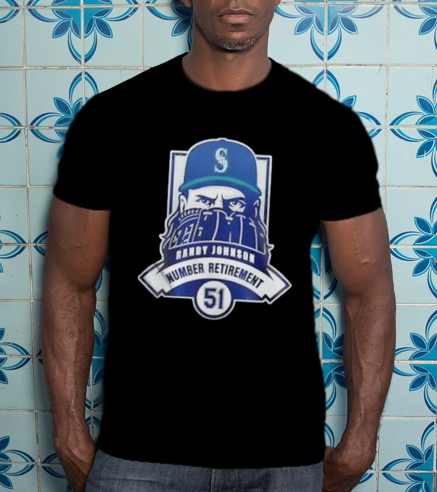 Seattle Mariners Randy Johnson 51 Number Retirement Event 2026 T-Shirt