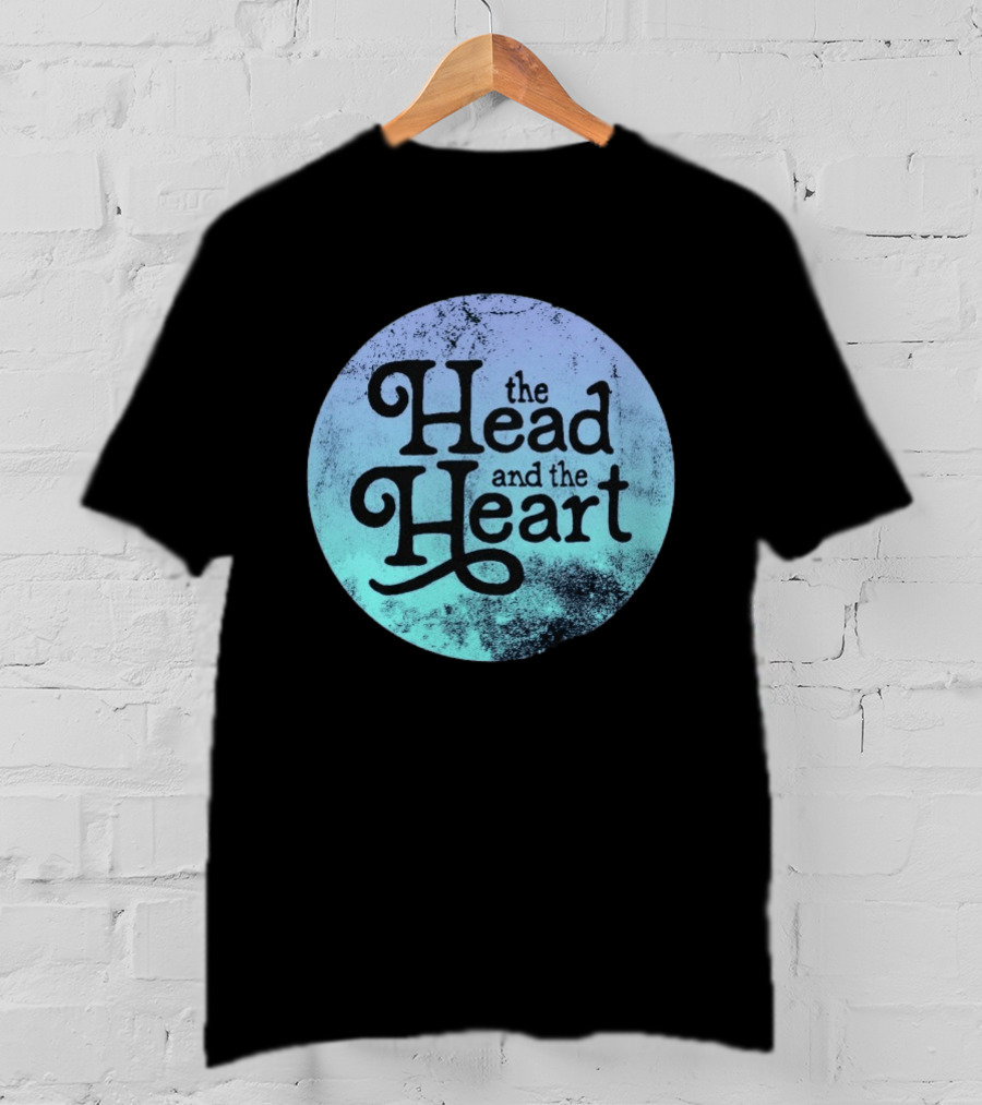 The Head And The Heart Periwinkle Gradient T-Shirt