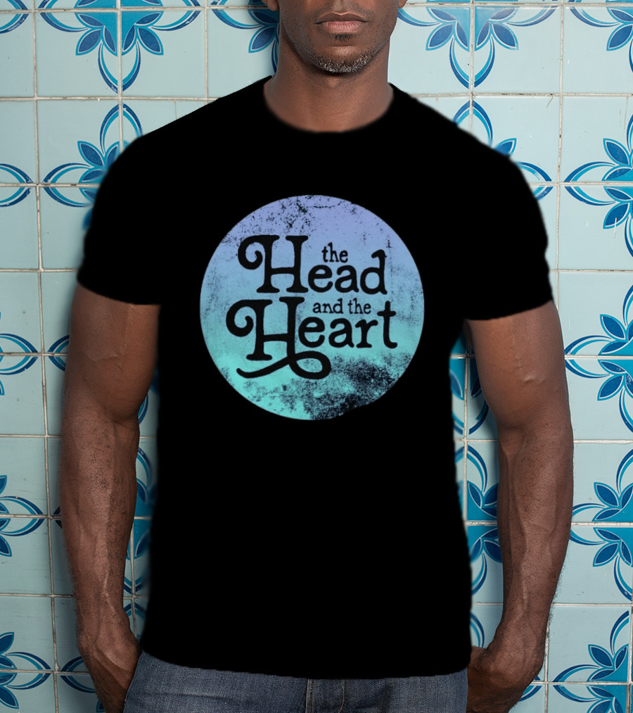 The Head And The Heart Periwinkle Gradient T-Shirt