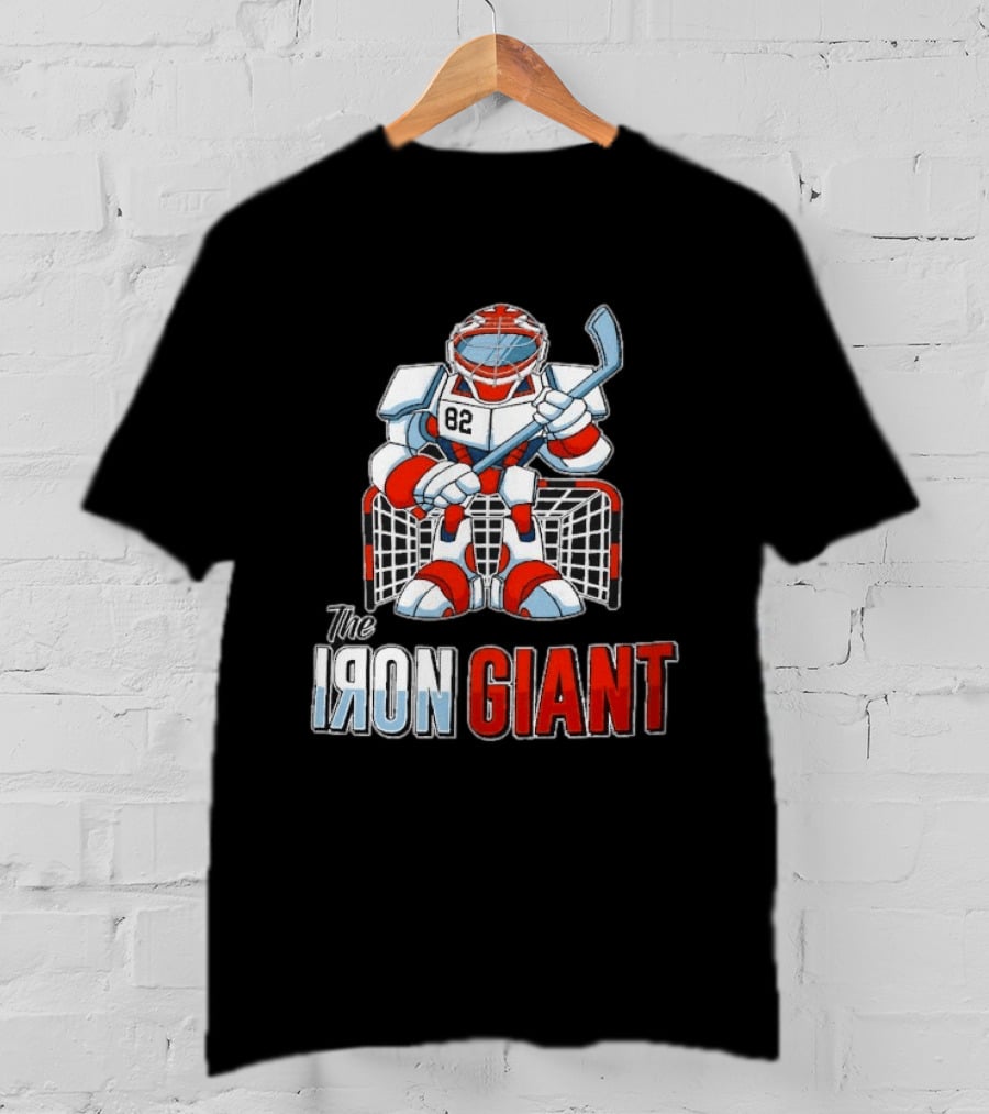 The Iron Giant Hockey Goalie Robot 82 T-Shirt