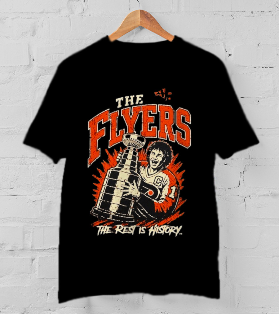 The Flyers The Rest Is History Iconic Hockey Celebration T-Shirt
